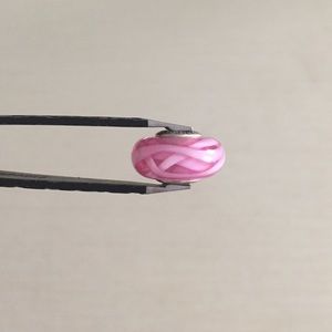 PANDORA Pink Ribbon of Hope Murano Charm